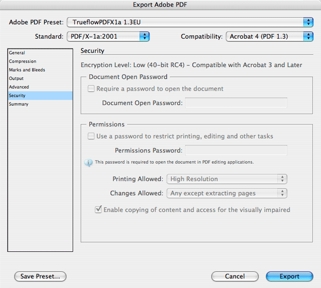 How to Define your PDF Settings in Adobe Acrobat to successfully submit a print job to Inka Colour Print.